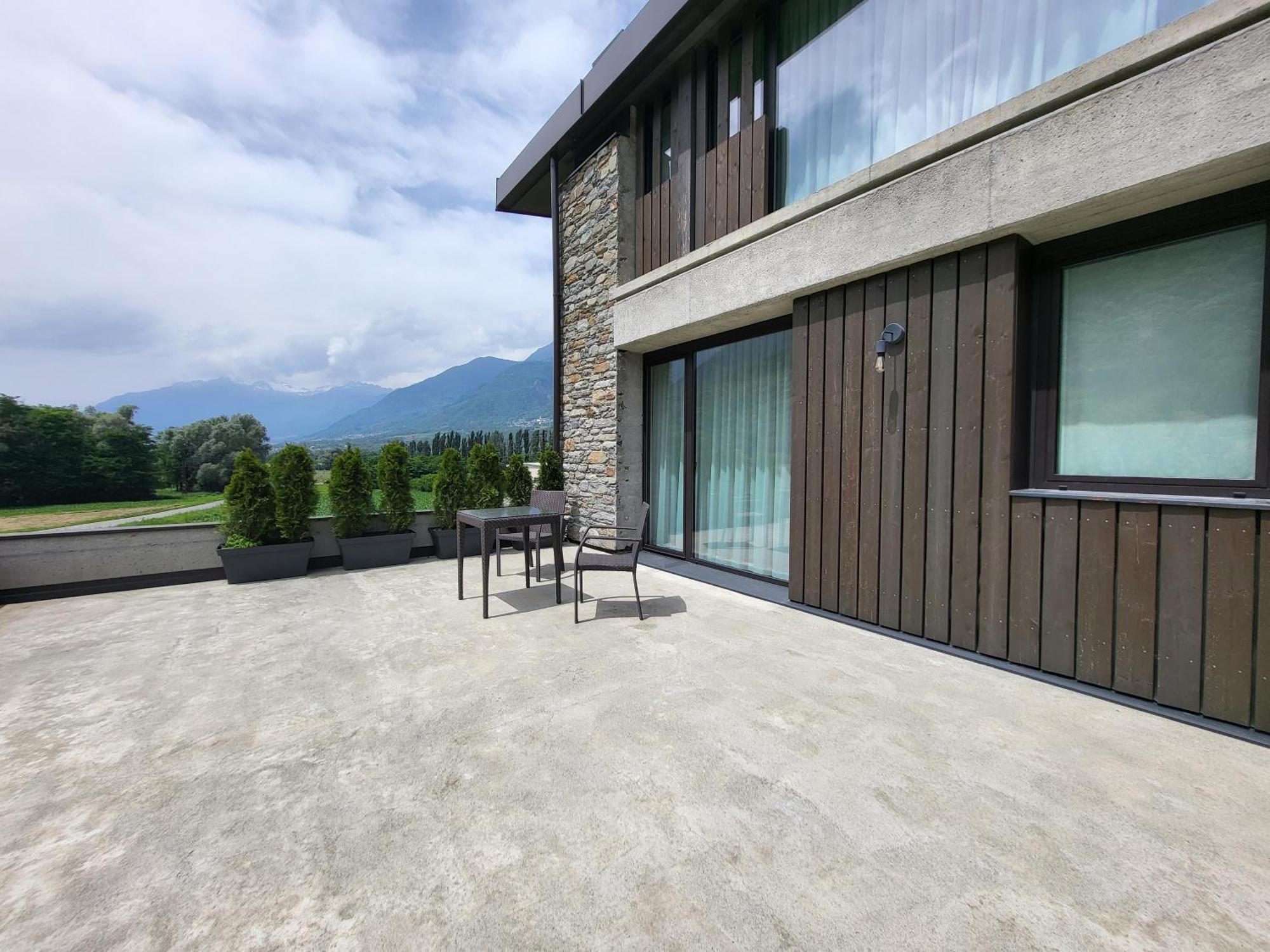 Agriturismo B&B Caffe E Vino Sondrio Exterior photo