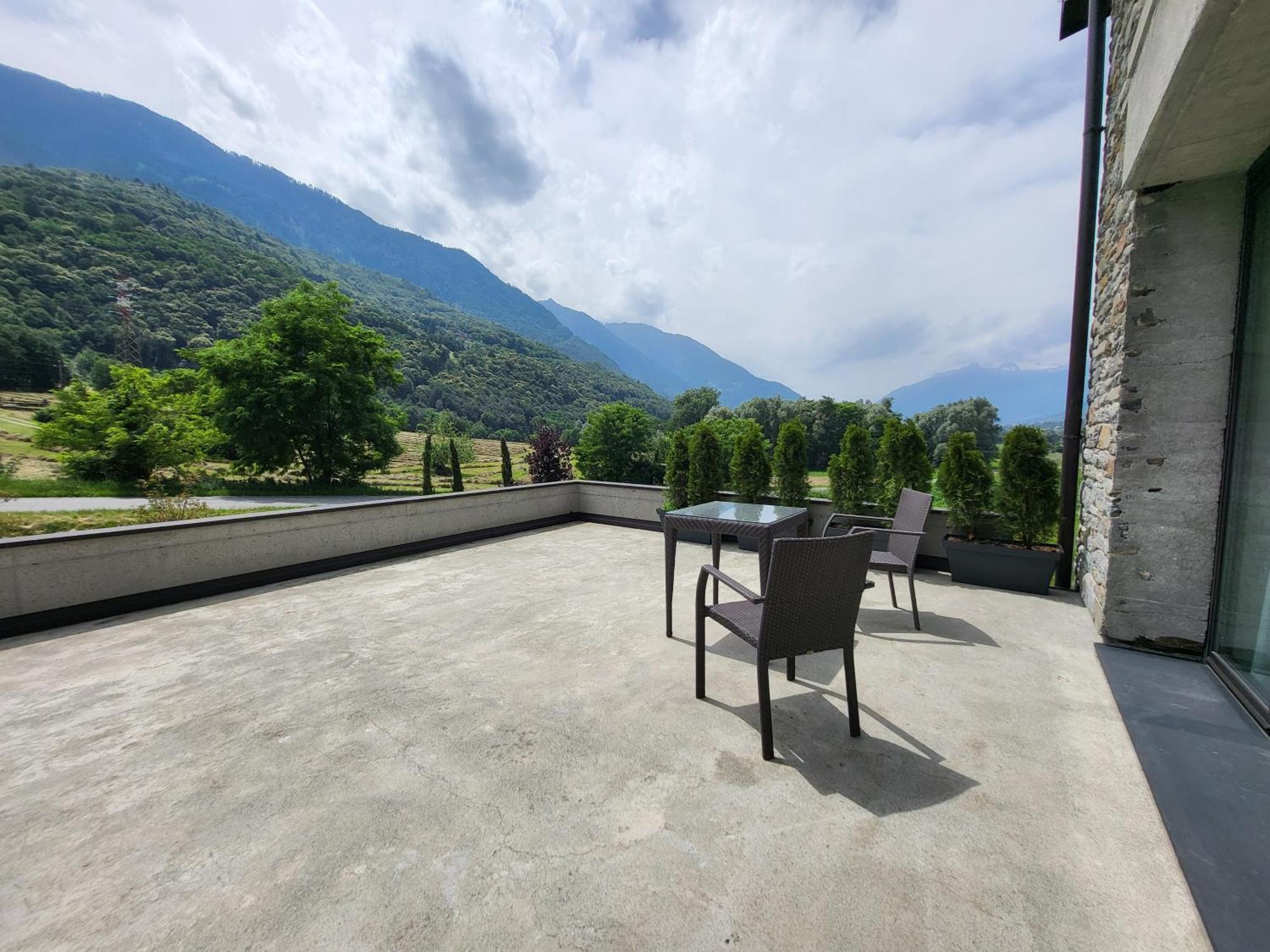 Agriturismo B&B Caffe E Vino Sondrio Exterior photo